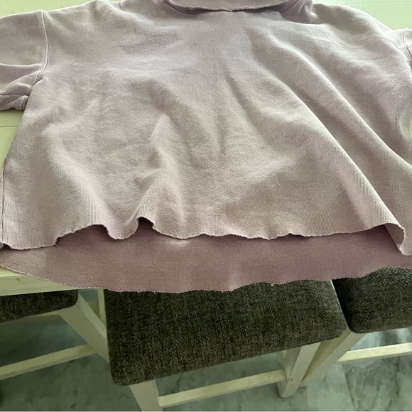 Free People cropped turtleneck pullover, size small - Picture 5 of 5